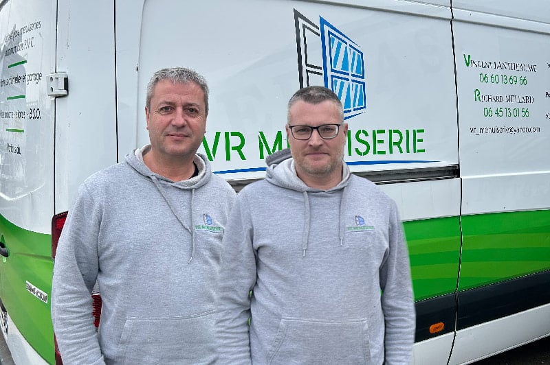 VR Menuiserie : Richard MELLARD et Vincent LANTHEAUME, spécialistes des menuiseries sur mesure